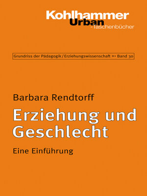 cover image of Erziehung und Geschlecht